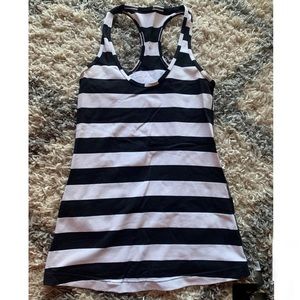Lululemon striped racerback tank